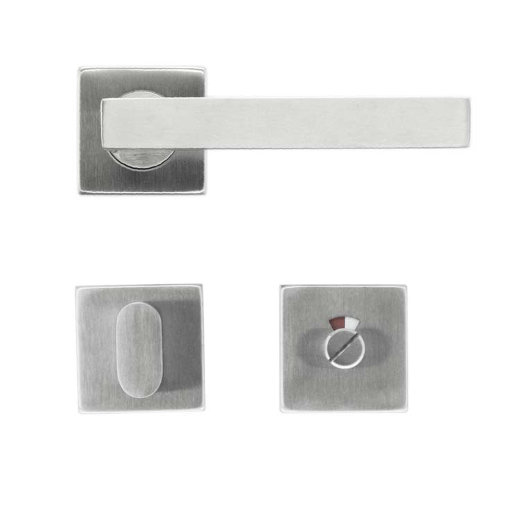 Deurkruk tivoli 19mm inox plus met WC-slot