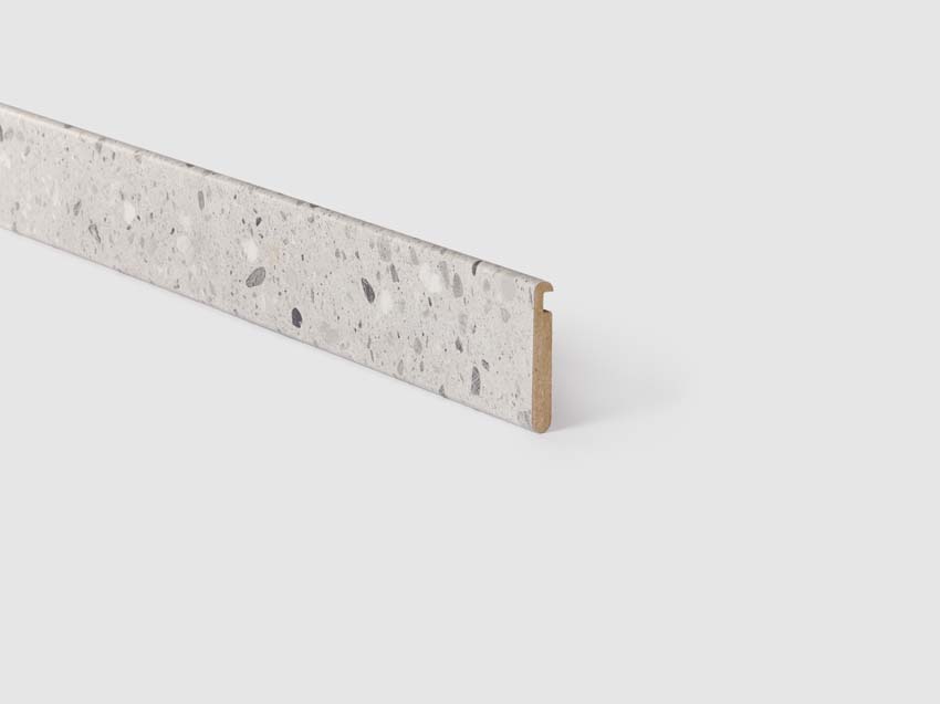 Profilé escalier ouvert Maestro Terrazzo grey 130x7x1cm