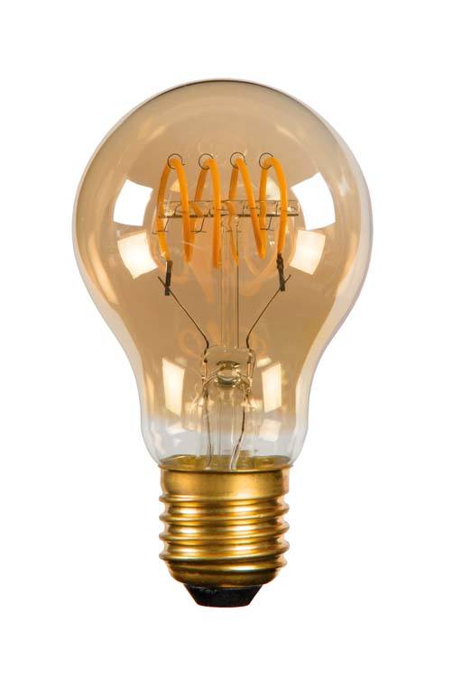 Ampoule filament - ambre - dimmable - Ø6cm - E27 - 3W