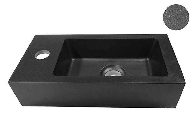 Lave-mains Kyla gauche 36 x 18 x 9 cm quartz