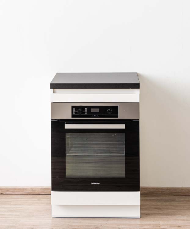 Armoire de cuisine Plenti meuble bas pour four blanche 60x78cm
