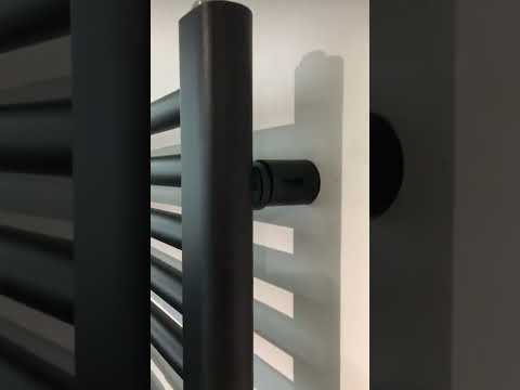 Elektrische radiator Darius enkel zwart 180 x 60 cm 900 watt