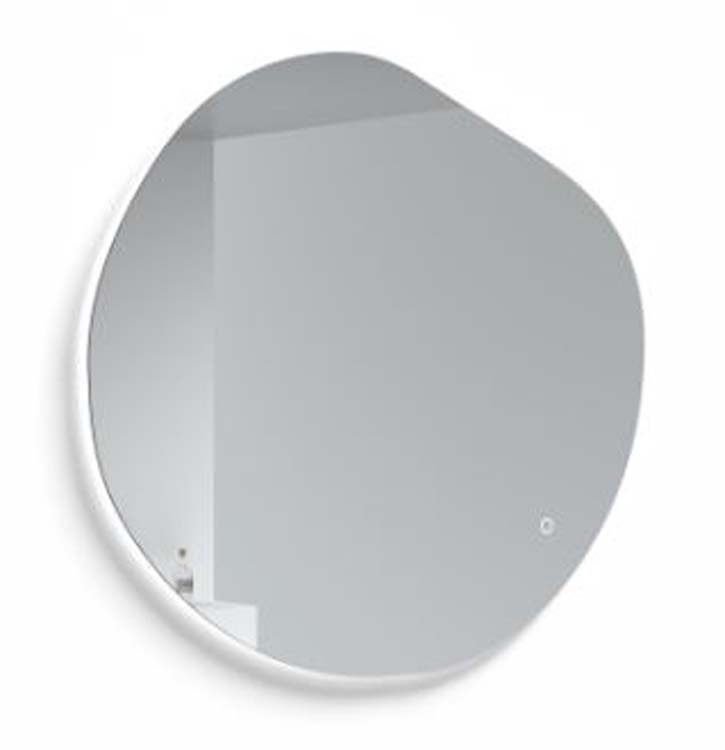 Miroir Kim forme organique LED 90x80cm