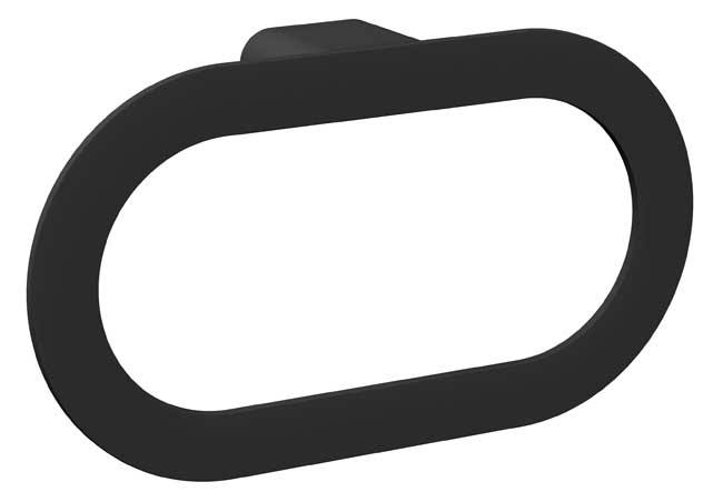 Anneau de serviette Allibert Loft-Game noir mat
