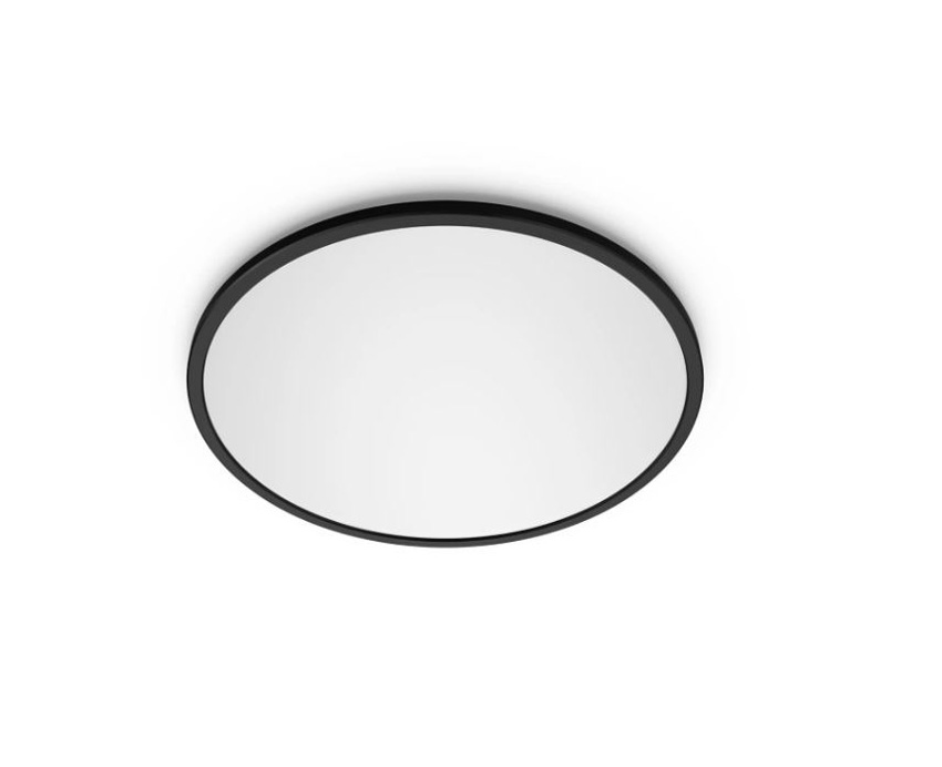 Plafonnier - noir - Ø42,1cm - dimmable - LED - 1x22W - 2200/6500K