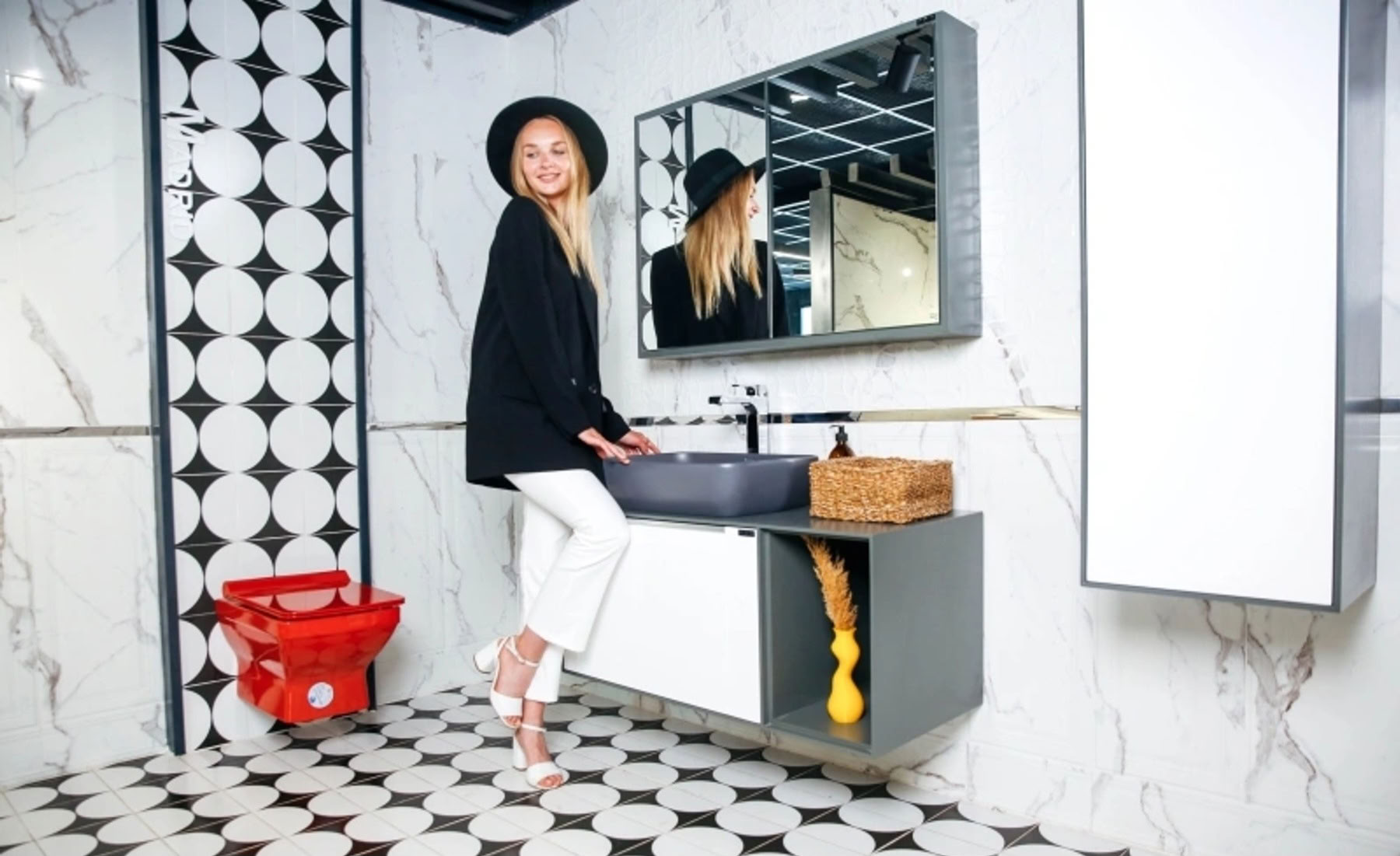 Carrelage de sol et mural Marmi Giovanni blanc 60x60cm