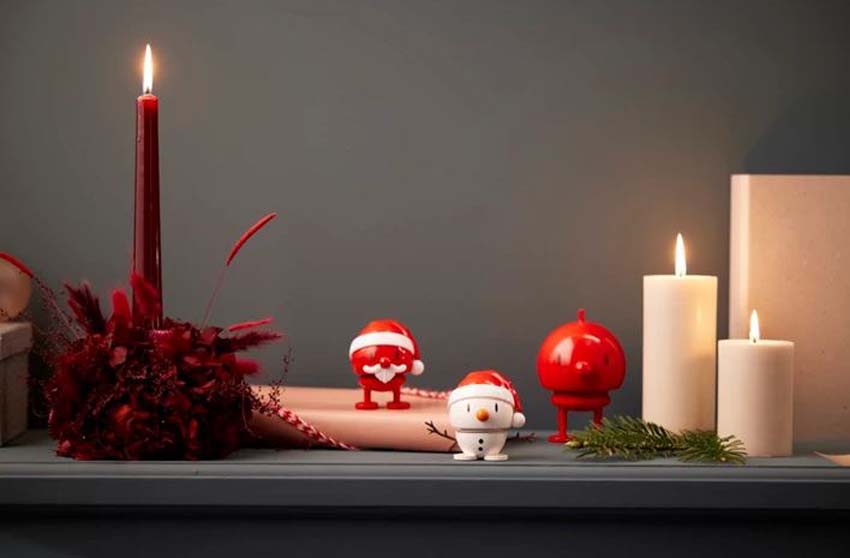 Hoptimist bumble x-mas kerstman rood S