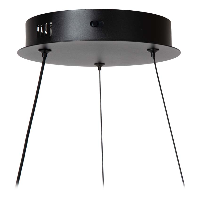 Lucide Essential Espiral - Suspension - LED dimmable - CCT - 1x40W 2700K/4000K - Noir