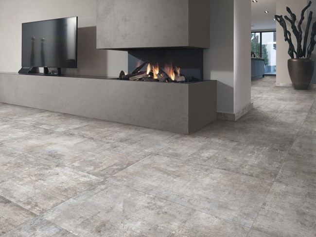 Vloer- en wandtegel Napoli grijs 80x80cm