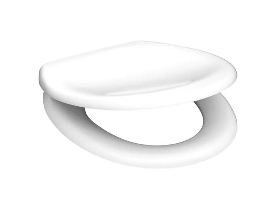 Siège de WC softclose blanc brillant