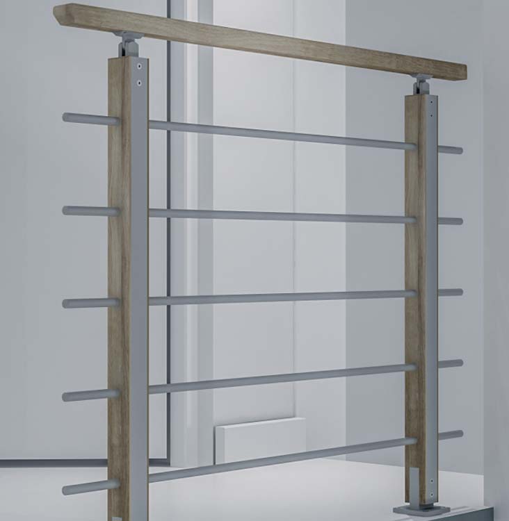 Parapet chêne Jena type H 120cm