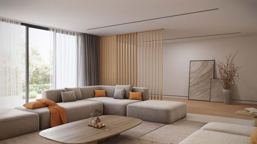 Lamelle Line up Separo chêne clair 12x277x3,6cm