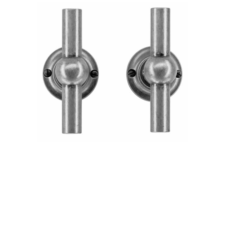 Poignée de porte pienza nouveau T+T vieil argent sans rosace