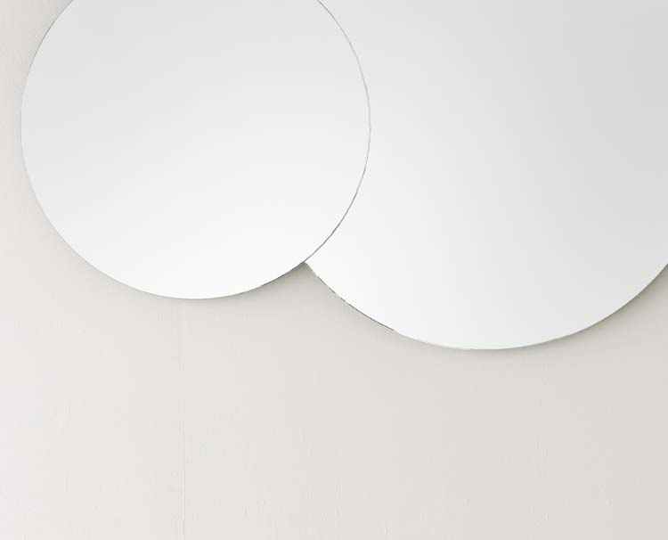 Miroir Cloud rond LED + anti-buée Ø60+Ø80cm