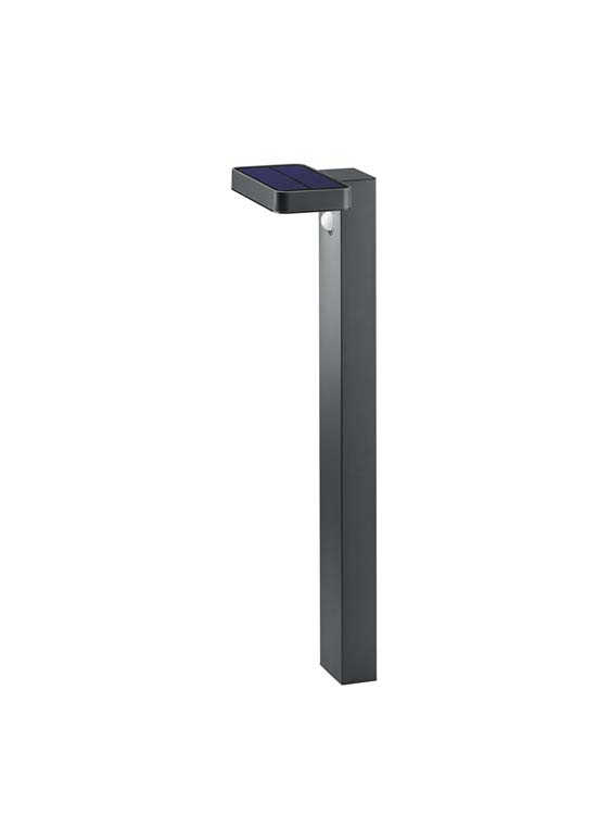 Lanterne avec détecteur antracite solar incl 4,5W LED/ 3000K/ 200LM 60x18cm