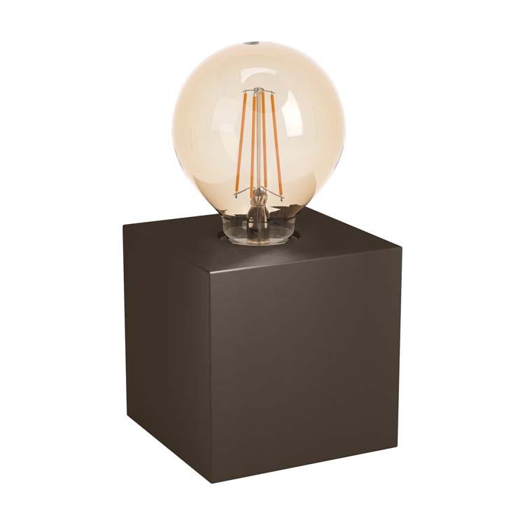 Tafellamp staal E27 1x40W LED excl
