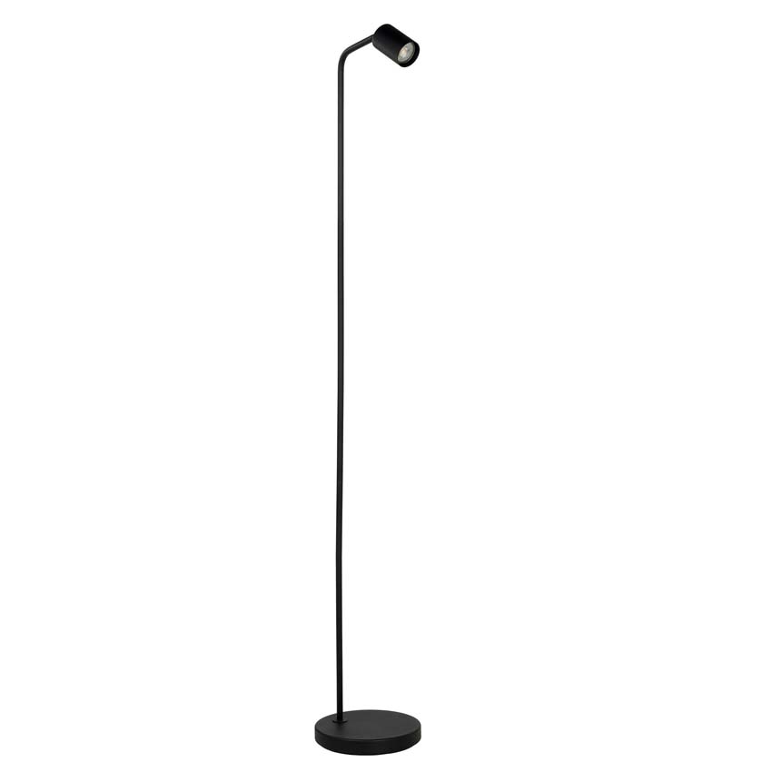 Lampadaire - Noir - H151cm - GU10 - 1x5W