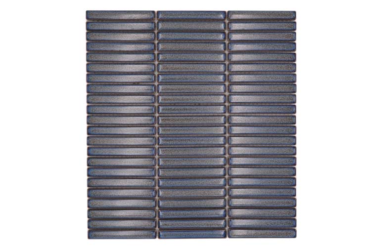 Mozaïek Finger grijs/blauw glanzend 28,2x30,8cm