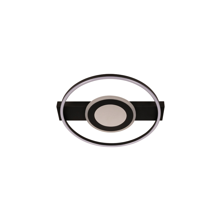 Lucide Essential Marcia - Plafonnier - LED 3 StepDim - 1x32W - 2700K - Noir