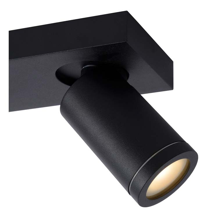TAYLOR Spot Plafond 2x GU10/5W IP44 DTW  Noir