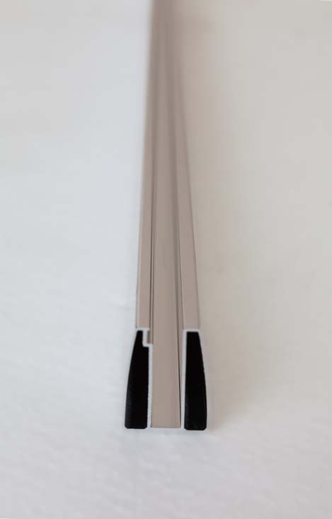 Profiel voor douchepaneel Anais/Avery chroom profiel 200cm