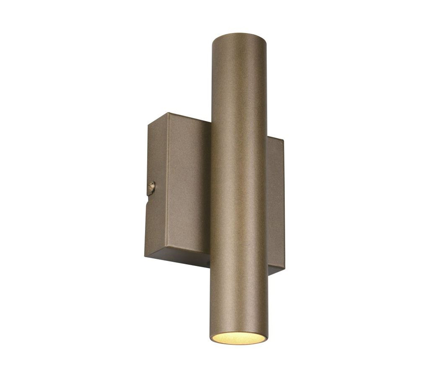 Applique murale - bronze - 10x6,5x22cm - dimmable - 2xGU10 max. 5W