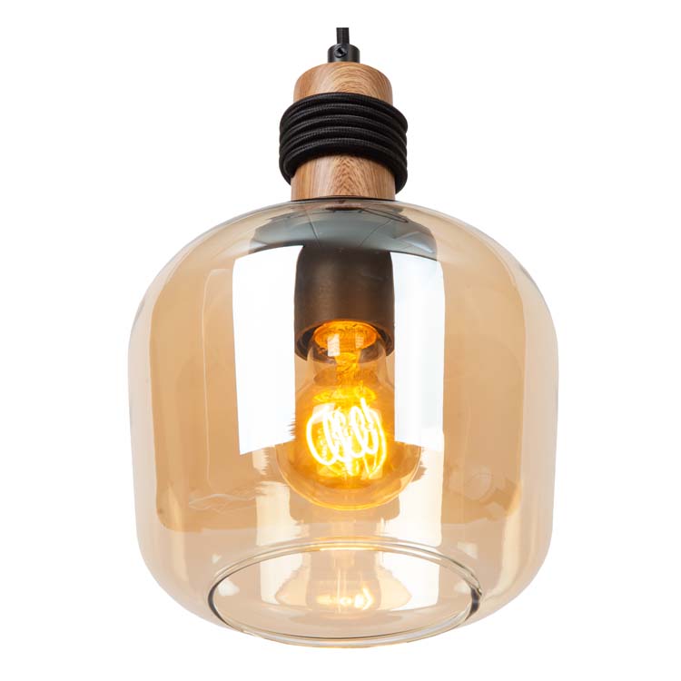 Lucide ILONA - Suspension - 3xE27 - Ambre