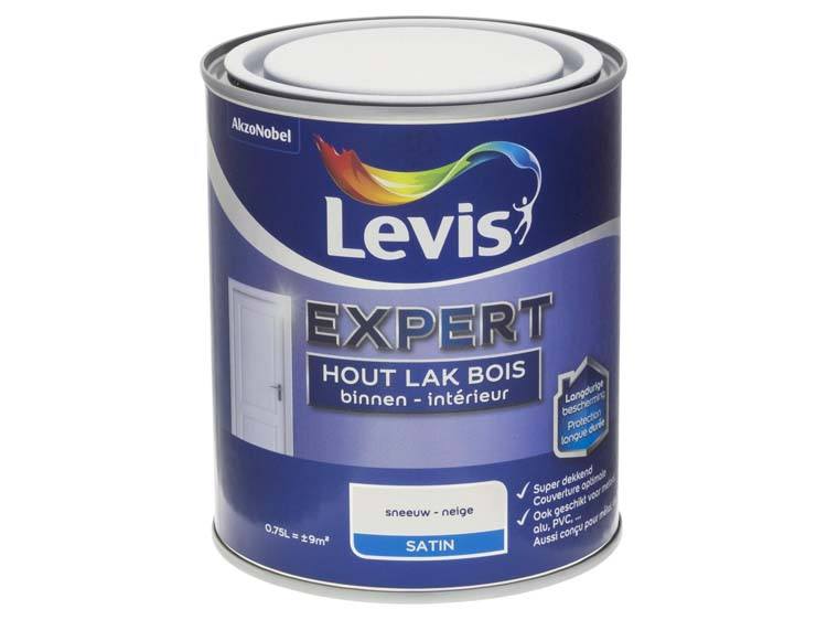 Levis Expert lak binnen zijdeglans 0,75l sneeuw