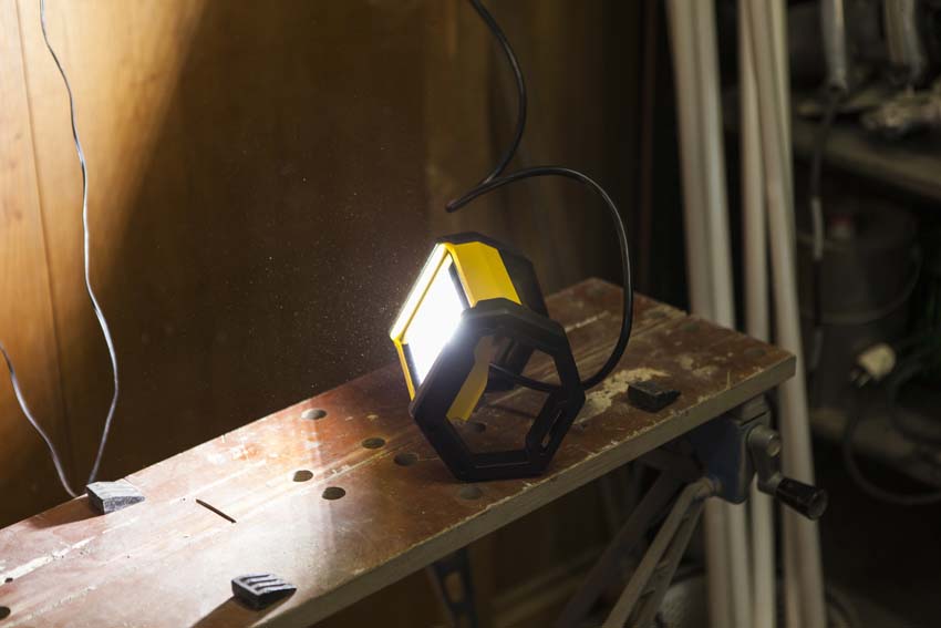 Werklamp Elio - zwart - dimbaar - 24W - 5000K - IP54