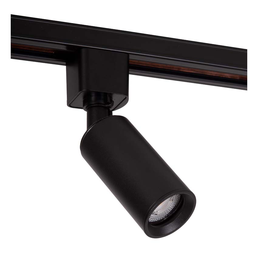 Rail lumineux Avignon spot de rail Yda - noir - 1xGU10-MR11 - système de rail monophasé