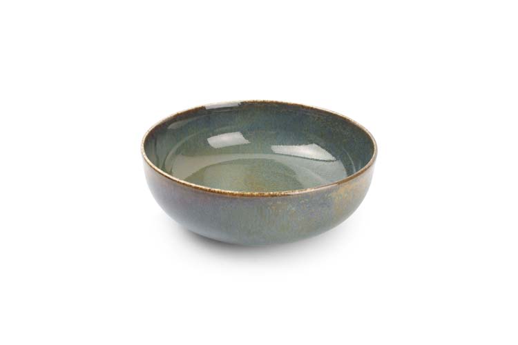 Kom 21x7 cm groen Cirro