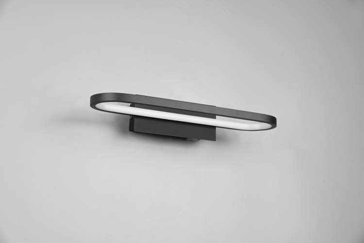 Badkamerverl wandlamp LED zwart IP44 17W 1700lm