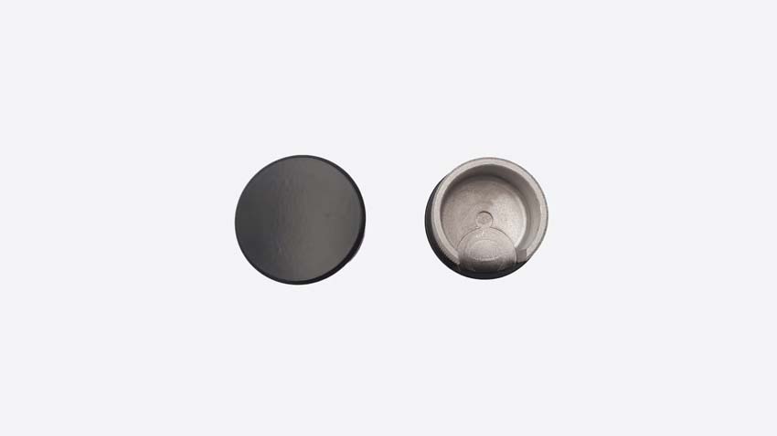 Embout pour poignée Rena aluminium noir