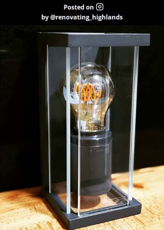 Lucide CLAIRE MINI - Wandlamp Buiten - E27 - IP54 - Antraciet