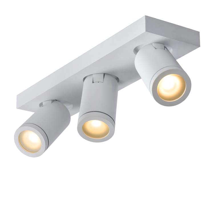 TAYLOR Plafondspot 3x GU10/5W DTW  IP44 Wit