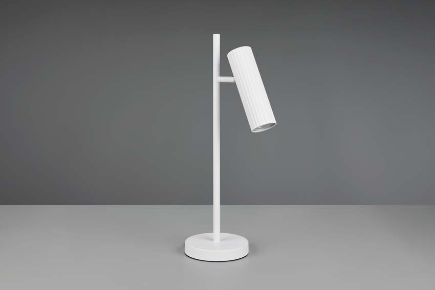 Lampe de table - Blanc - H50cm - Dimmable - GU10 - 1x10W