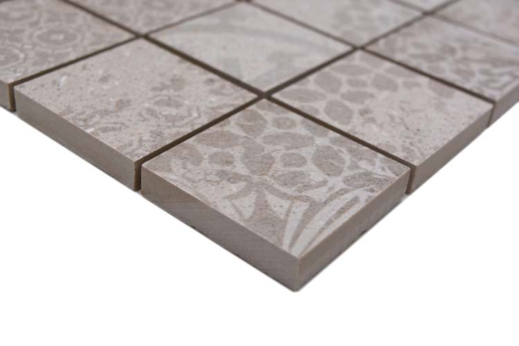 Mosaïque Blox beige mat 29,8x29,8cm