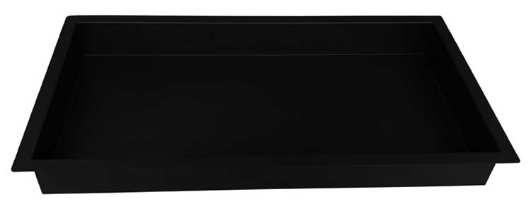 Niche intégrée 30x60x7cm noir mat