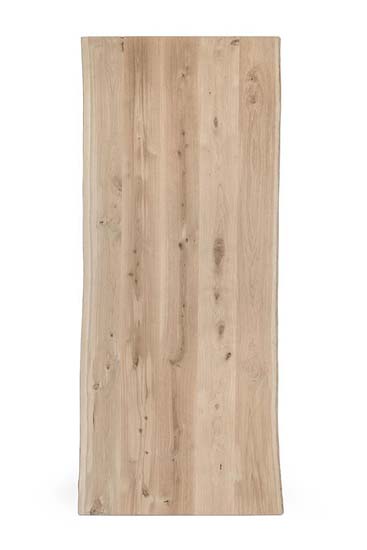 Tafelblad natuur eik boomkant 220cm