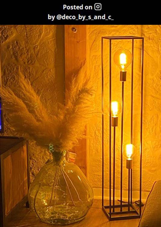 Lucide ARTHUR - Lampadaire - E27 - Noir