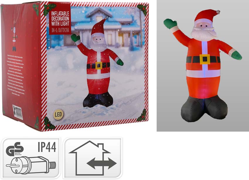 Opblaasbare Kerstman 400cm