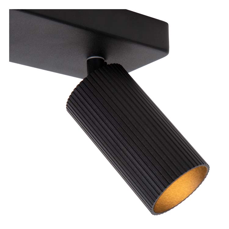 CLUBS - Spot plafond - 2xGU10 - Noir