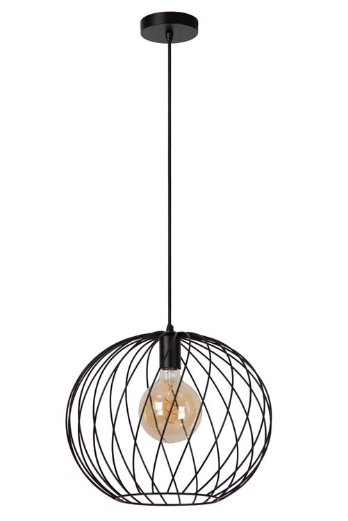 Suspension - noir - Ø40cm - E27 - 40W
