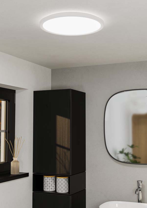 Plafonnier - Blanc - Ø39cm  - LED - 1x24W - 2700-6500K - IP44