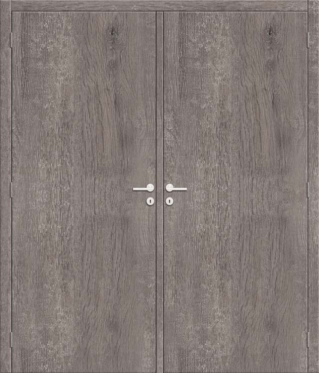 Complete dubbele binnendeur Mont Ventoux 2x83x201,5cm tubespaan