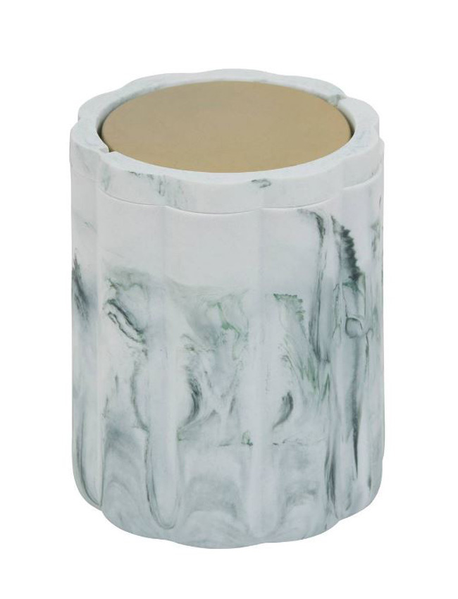 Poubelle Miranda blanche 1,5L