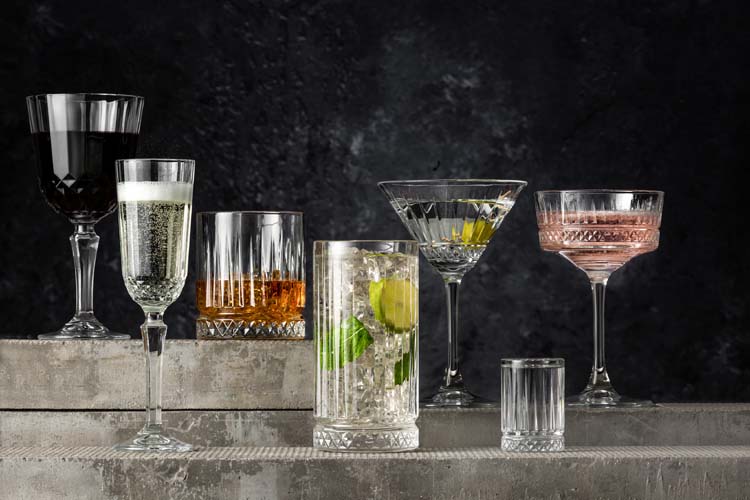 Martini glas set van 2 stuks 230ml