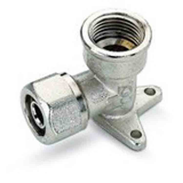 Muurplaat enkel Pex-Alu 1/2Fx16/2 diameter 2st