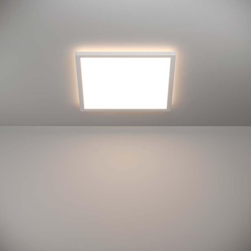 Plafonnier - Blanc - 39x39cm  - LED - 1x14W - 2700-6500K - IP44