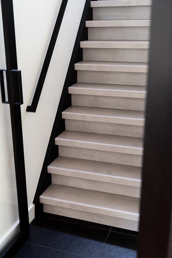 Dubbele traptrede Maestro Light grey stone 130x61x5,6cm